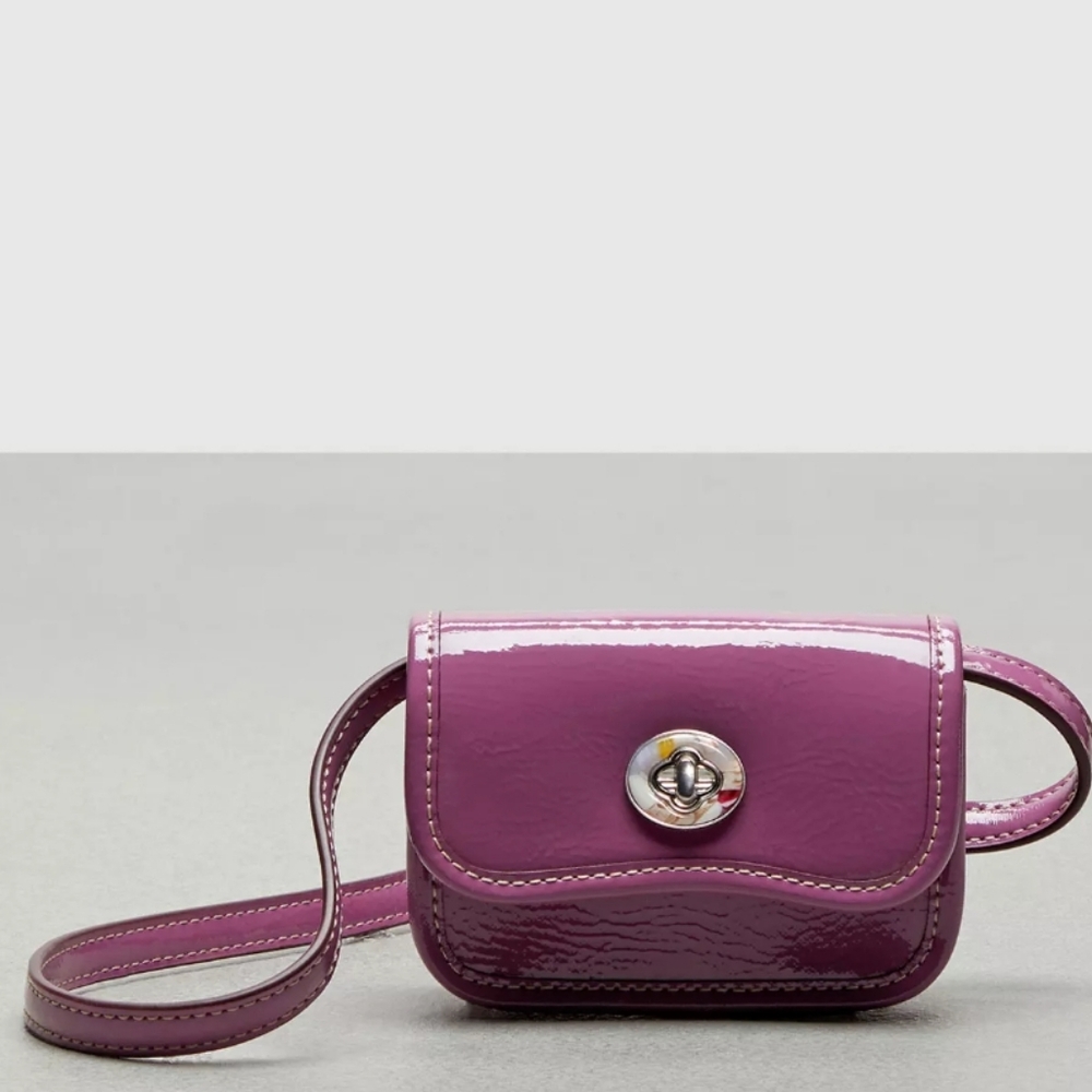 Coach Wavy Wallet In Crinkle Patent Coachtopia Leather